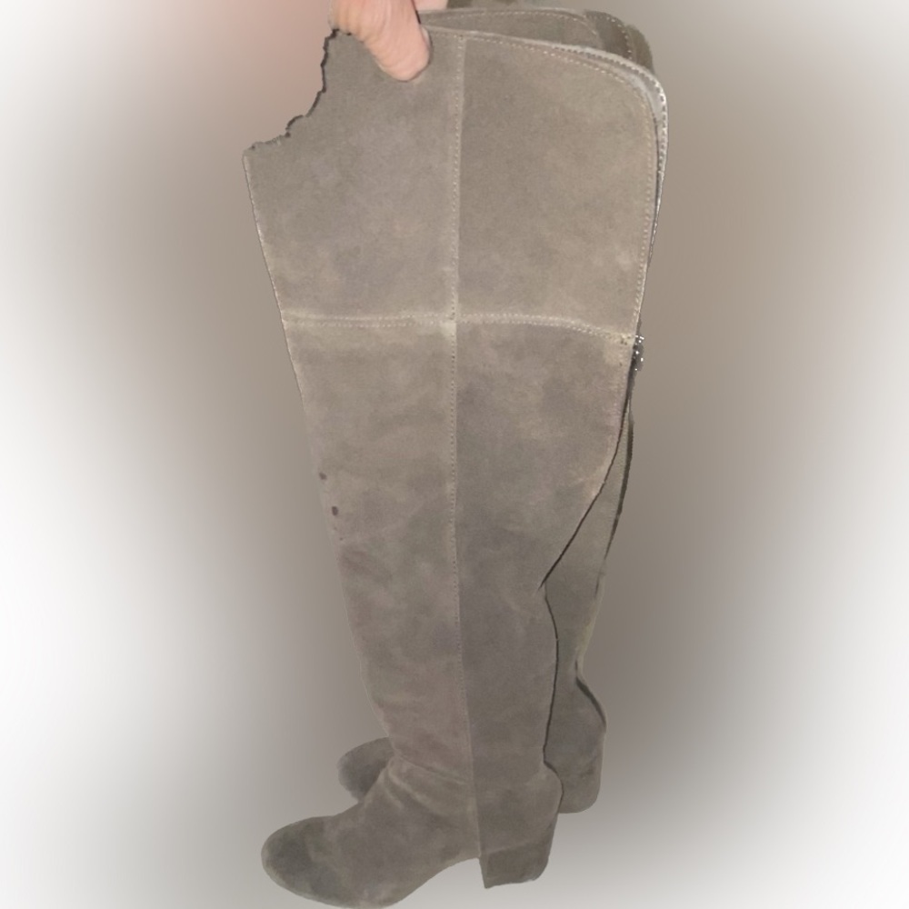 Dolce Vita Over the Knee Boots in Taupe